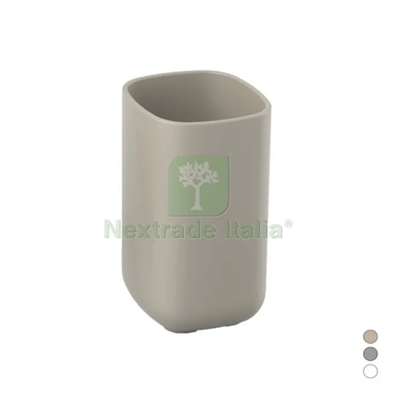 PORTA SPAZZOLINI POD Bianco cm 7 x h.11,5 x 7 — Accessori bagno — rif. FERX.DIA122-PD12-004 PORTA SPAZZOLINI POD Bianco cm 7 x h.11,5 x 7 — Accessori bagno — rif. FERX.DIA122-PD12-004