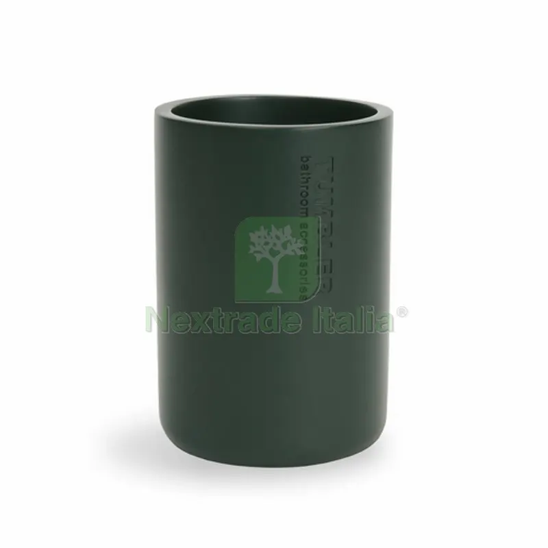 PORTA SPAZZOLINI ANNIKA Verde Forest - D. 7,7 x 11 cm — Accessori bagno — rif. FERX.DIA122-PN74-519 PORTA SPAZZOLINI ANNIKA Verde Forest - D. 7,7 x 11 cm — Accessori bagno — rif. FERX.DIA122-PN74-519