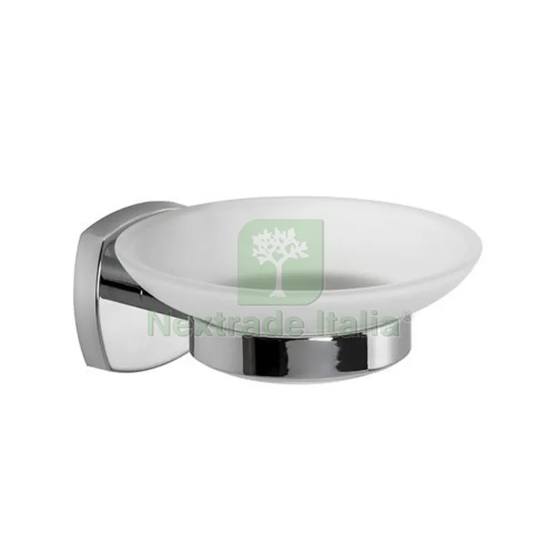 PORTA SAPONE STARTER Cromo cm 11 x h.5,5 x 12,5 — Accessori bagno — rif. FERX.DIA122-RT28-100 PORTA SAPONE STARTER Cromo cm 11 x h.5,5 x 12,5 — Accessori bagno — rif. FERX.DIA122-RT28-100