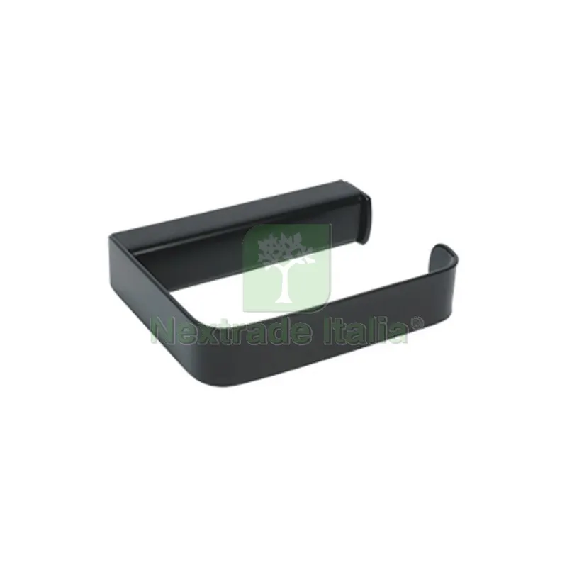 Porta Rotolo Carta Aperto MOD. 25 Nero cm 12,5 x h 2,5 x 8,5 — Accessori bagno — rif. FERX.DIA122-S2515-001