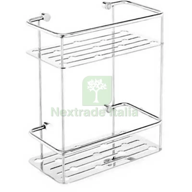 Cestello Doccia Doppio Metaform Cromo — Accessori bagno — rif. FERX.DIA122-SC80-100