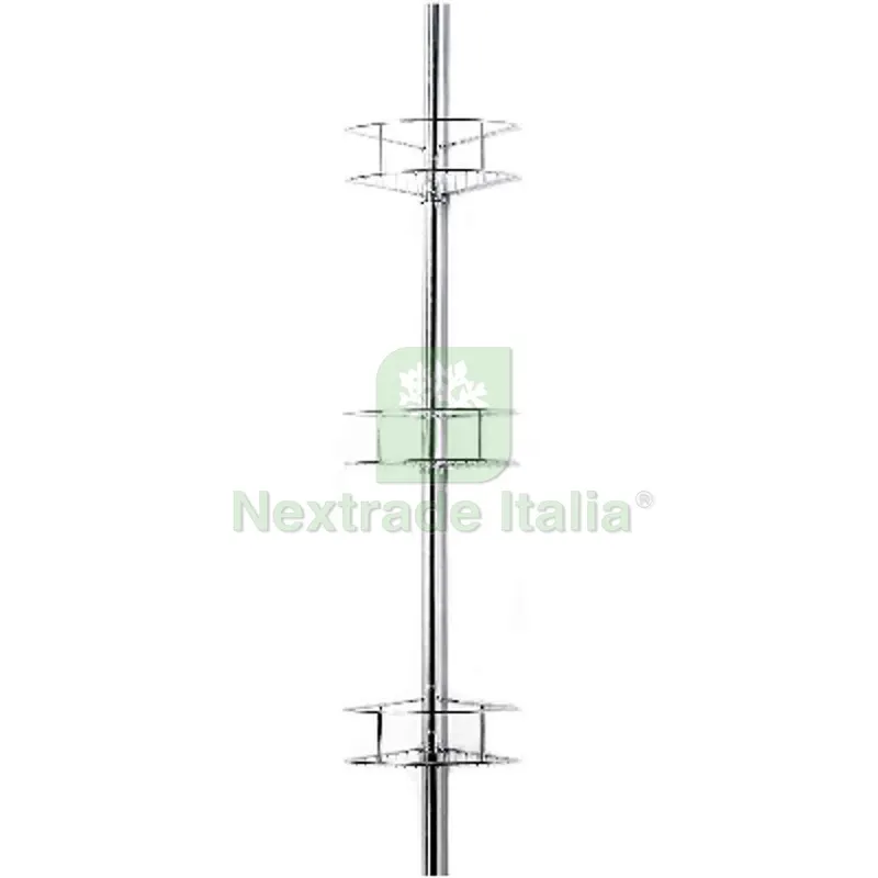 PORTAOGGETTI DOCCIA SPIDER 4 FAMILY Cromo — Accessori bagno — rif. FERX.DIA122-SC81-100