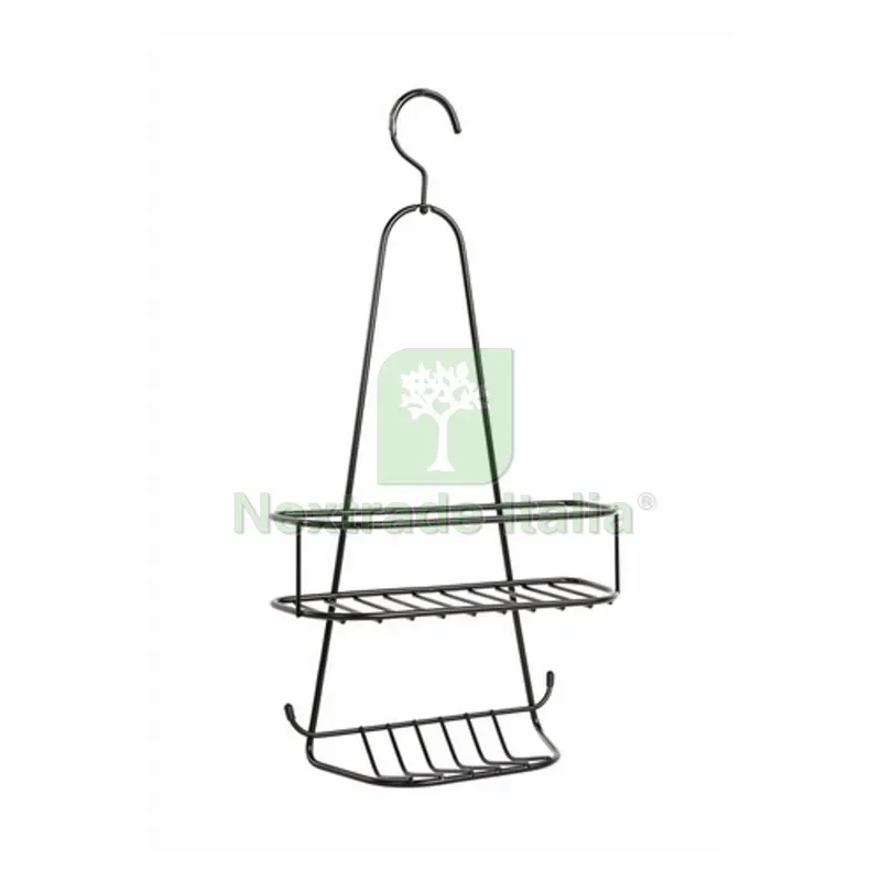 Contenitore Doccia da Appendere NEW Chrome EVO Nero Opaco — Casalinghi e organizzazione — rif. FERX.DIA122-SM53-001 Contenitore Doccia da Appendere NEW Chrome EVO Nero Opaco — Casalinghi e organizzazione — rif. FERX.DIA122-SM53-001