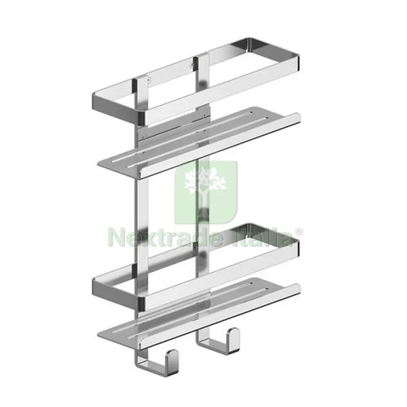 Cestello Doppio Myline Shower Nero opaco — Accessori bagno — rif. FERX.DIA122-SR11-001 Cestello Doppio Myline Shower Nero opaco — Accessori bagno — rif. FERX.DIA122-SR11-001