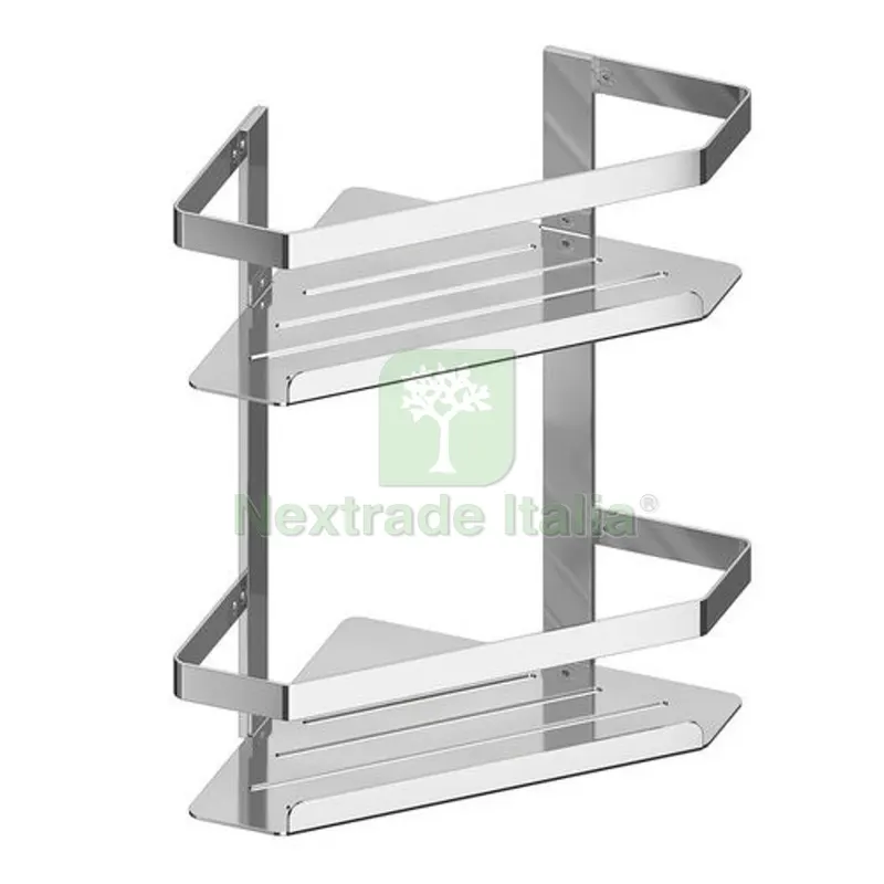 Angolare Doppio Myline Shower Cromo — Accessori bagno — rif. FERX.DIA122-SR13-100