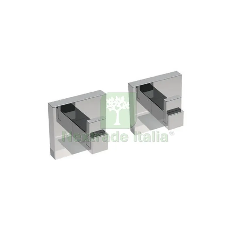2 PZ Appendiabiti MOD. Trend Cromo cm 5 x h.5 x 4 — Casalinghi e organizzazione — rif. FERX.DIA122-TR03-100 2 PZ Appendiabiti MOD. Trend Cromo cm 5 x h.5 x 4 — Casalinghi e organizzazione — rif. FERX.DIA122-TR03-100