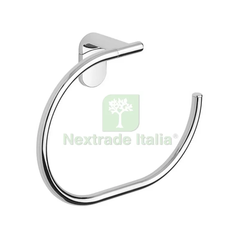 PORTA ASCIUGAMANI AD ANELLO ZERO Cromo — Accessori bagno — rif. FERX.DIA122-ZA05-100 PORTA ASCIUGAMANI AD ANELLO ZERO Cromo — Accessori bagno — rif. FERX.DIA122-ZA05-100