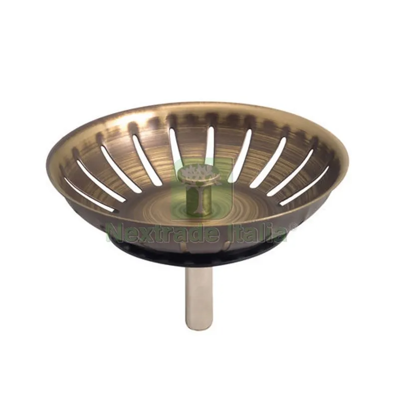 TAPPO CESTELLO CLASSIC D. 83 Ottone anticato — Scarichi e sifoni — rif. FERX.DIA126-505-OA TAPPO CESTELLO CLASSIC D. 83 Ottone anticato — Scarichi e sifoni — rif. FERX.DIA126-505-OA