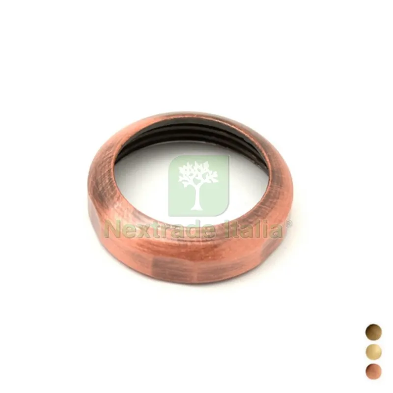 CALOTTA IN OTTONE "CHIAVARDA" 1"1/4 Foro 32 Dorata — Tubi e raccordi — rif. FERX.DIA126-K410-0732DR