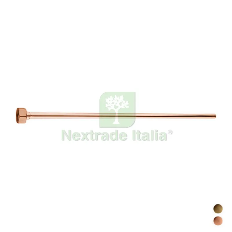 TUBO D. 10 CON CARTELLA E CALOTTA G 1/2" Ramato — Tubi e raccordi — rif. FERX.DIA126-KP289-RA TUBO D. 10 CON CARTELLA E CALOTTA G 1/2" Ramato — Tubi e raccordi — rif. FERX.DIA126-KP289-RA