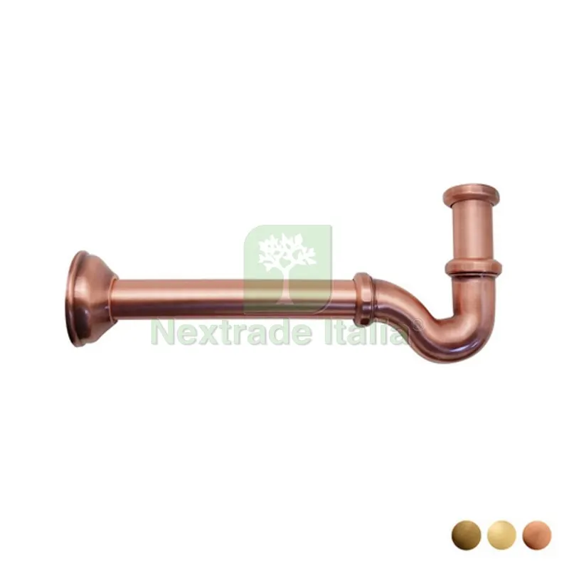 SIFONE A S TAPPO LATERALE SENZA PILETTA 1"1/4 1"1/4 Bronzato — Scarichi e sifoni — rif. FERX.DIA126-KP510-BR SIFONE A S TAPPO LATERALE SENZA PILETTA 1"1/4 1"1/4 Bronzato — Scarichi e sifoni — rif. FERX.DIA126-KP510-BR