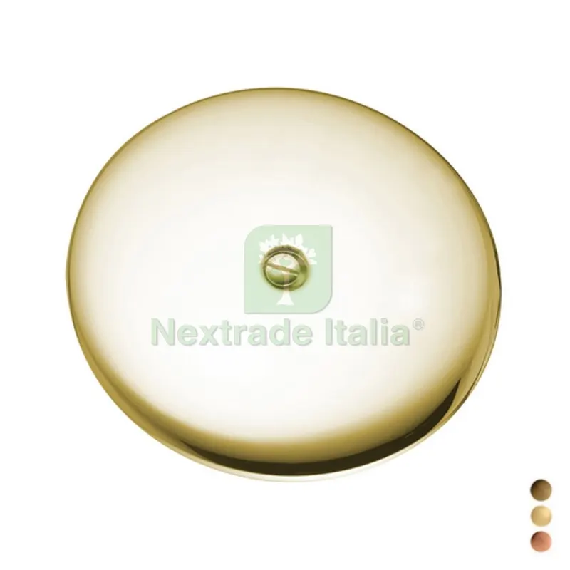 PIASTRA PAVIMENTO IN OTTONE Diam. 150 - Dorata — Scarichi e sifoni — rif. FERX.DIA126-KP517-DR PIASTRA PAVIMENTO IN OTTONE Diam. 150 - Dorata — Scarichi e sifoni — rif. FERX.DIA126-KP517-DR