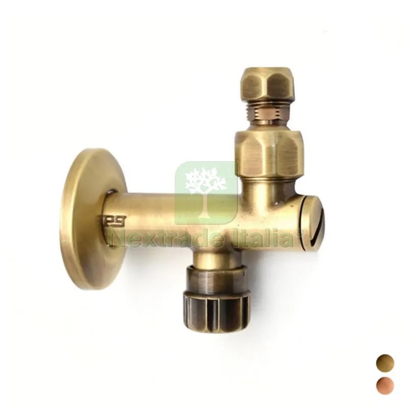 RUBINETTO SOTTOLAVABO CON FILTRO A SNODO 10 MM 1/2" Ramato — Rubinetti e valvole — rif. FERX.DIA126-KP538-RA RUBINETTO SOTTOLAVABO CON FILTRO A SNODO 10 MM 1/2" Ramato — Rubinetti e valvole — rif. FERX.DIA126-KP538-RA