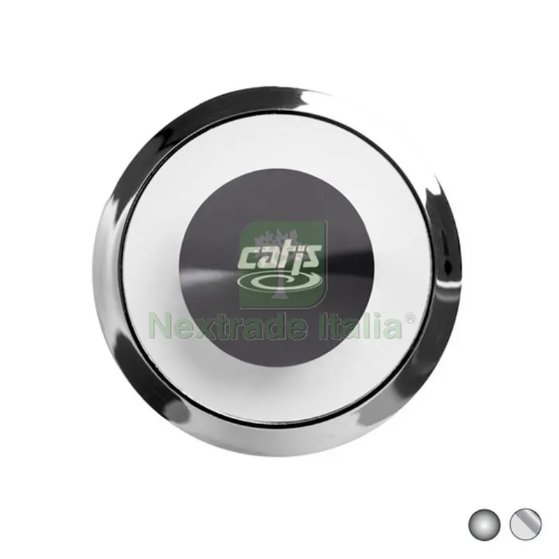 Pulsante Catis per Ecostop Bianco-Cromo — Cavi e fili — rif. FERX.DIA131-705-BC
