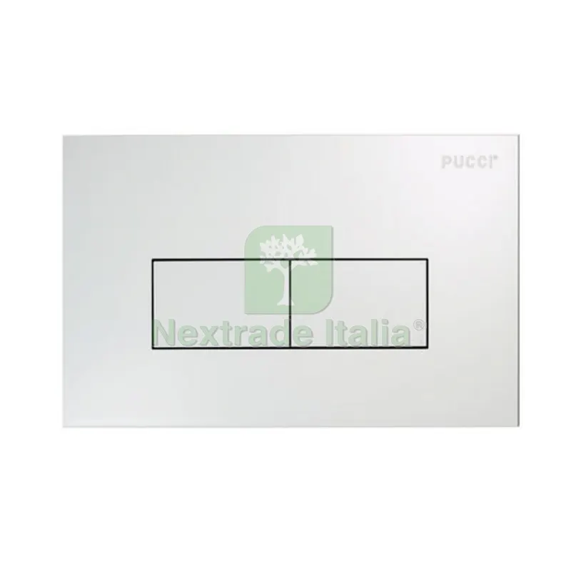 PLACCA PER CASSETTA INCASSO PUCCI ECO 2 PULSANTI LINEA MOD.2014 Nero — Sanitari e ceramiche — rif. FERX.DIA132-8451L-N PLACCA PER CASSETTA INCASSO PUCCI ECO 2 PULSANTI LINEA MOD.2014 Nero — Sanitari e ceramiche — rif. FERX.DIA132-8451L-N