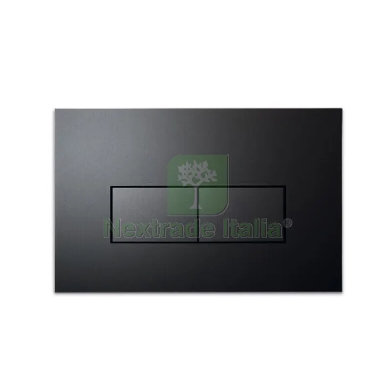 PLACCA PER CASSETTA INCASSO PUCCI ECO LINEA 2024 Nero opaco — Sanitari e ceramiche — rif. FERX.DIA132-8451LS-NO