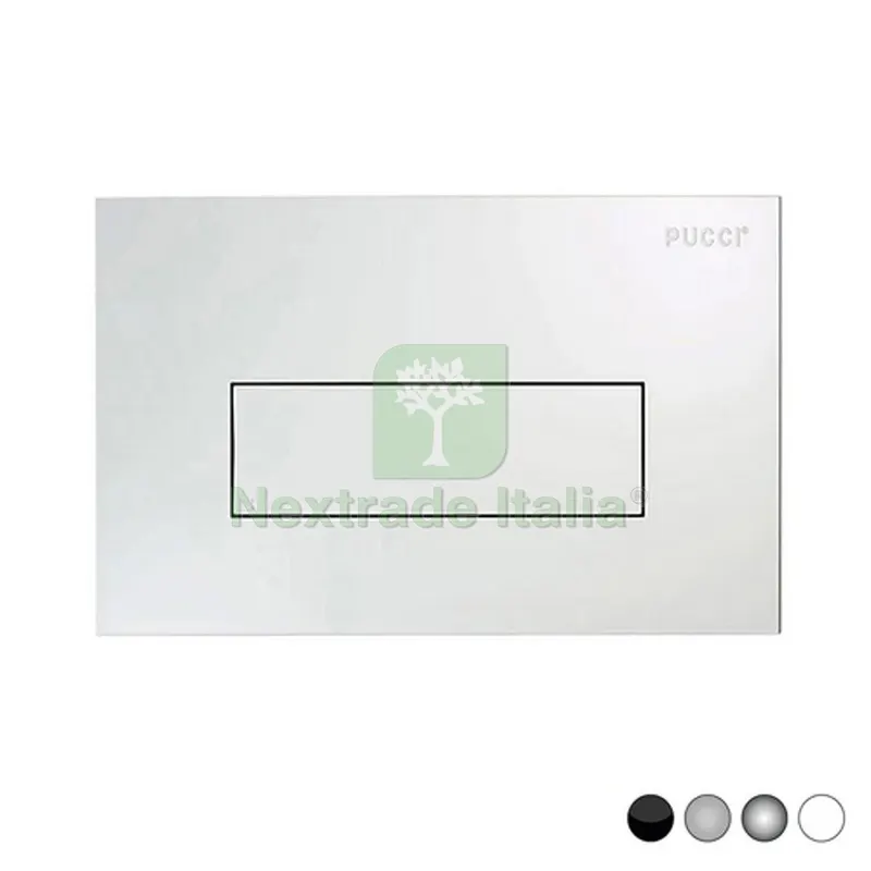PLACCA PER CASSETTA PUCCI SARA LINEA MOD. 2014 Nera — Sanitari e ceramiche — rif. FERX.DIA132-8453L-N PLACCA PER CASSETTA PUCCI SARA LINEA MOD. 2014 Nera — Sanitari e ceramiche — rif. FERX.DIA132-8453L-N
