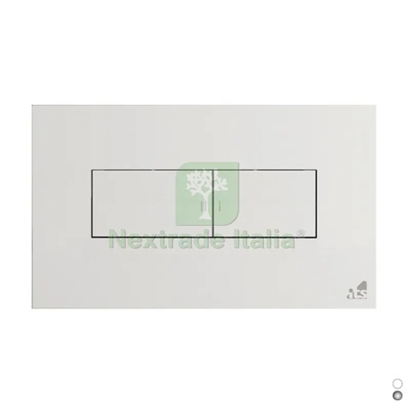 PLACCA PER CASSETTA AD INCASSO IDEA 2 PULSANTI Bianca — Sanitari e ceramiche — rif. FERX.DIA132-T2015-BI PLACCA PER CASSETTA AD INCASSO IDEA 2 PULSANTI Bianca — Sanitari e ceramiche — rif. FERX.DIA132-T2015-BI