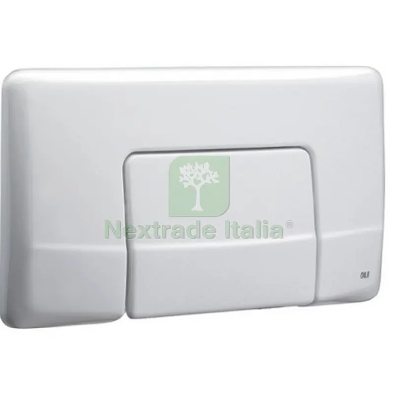 PLACCA 1 SCARICO PER CASSETTA DIAMANTE E GIADA Bianca — Casalinghi e organizzazione — rif. FERX.DIA132-V6030-01