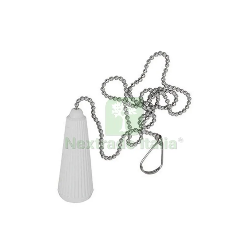 Maniglia Bianca con Catenella 70 CM - — Maniglie e pomelli — rif. FERX.DIA133-9412