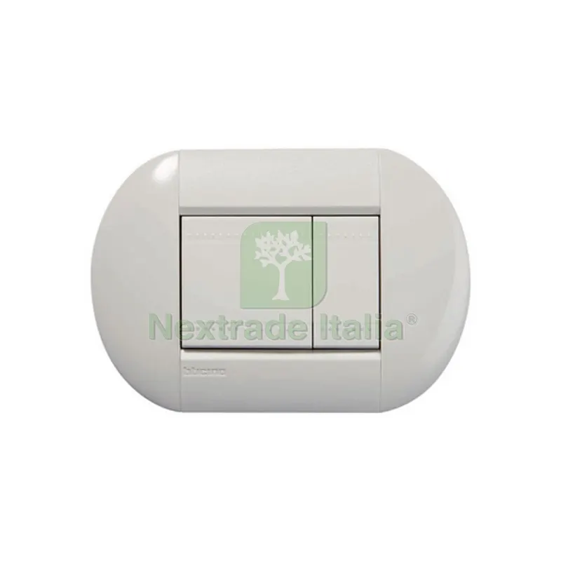 Placca Pucci Eco Matic Bianca - — Interruttori e prese — rif. FERX.DIA133-971801 Placca Pucci Eco Matic Bianca - — Interruttori e prese — rif. FERX.DIA133-971801