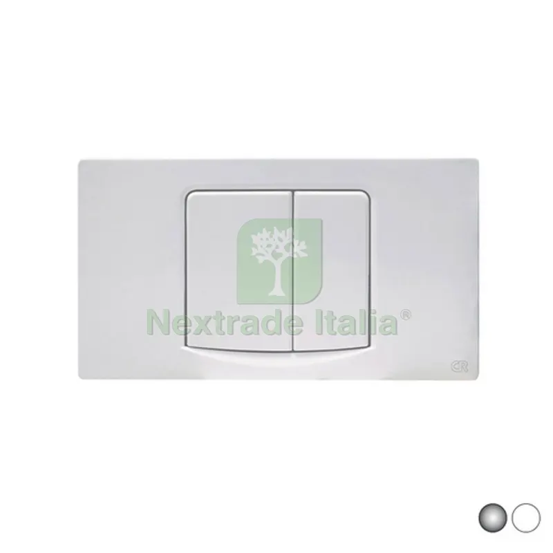 Placca Piatta 2 Tasti Smile per Cassetta Incasso Fusion Bianca — Casalinghi e organizzazione — rif. FERX.DIA133-R1061F-BI