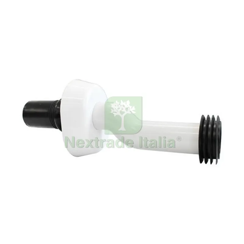 CANOTTO PER CASSETTA WC DA INCASSO ECCENTRICO Bianco — Sanitari e ceramiche — rif. FERX.DIA133-S1992-B