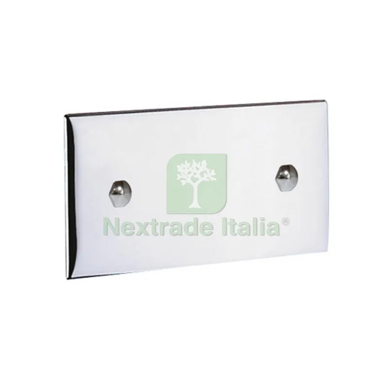 Placca di Chiusura in Acciaio - — Interruttori e prese — rif. FERX.DIA133-TR6010C