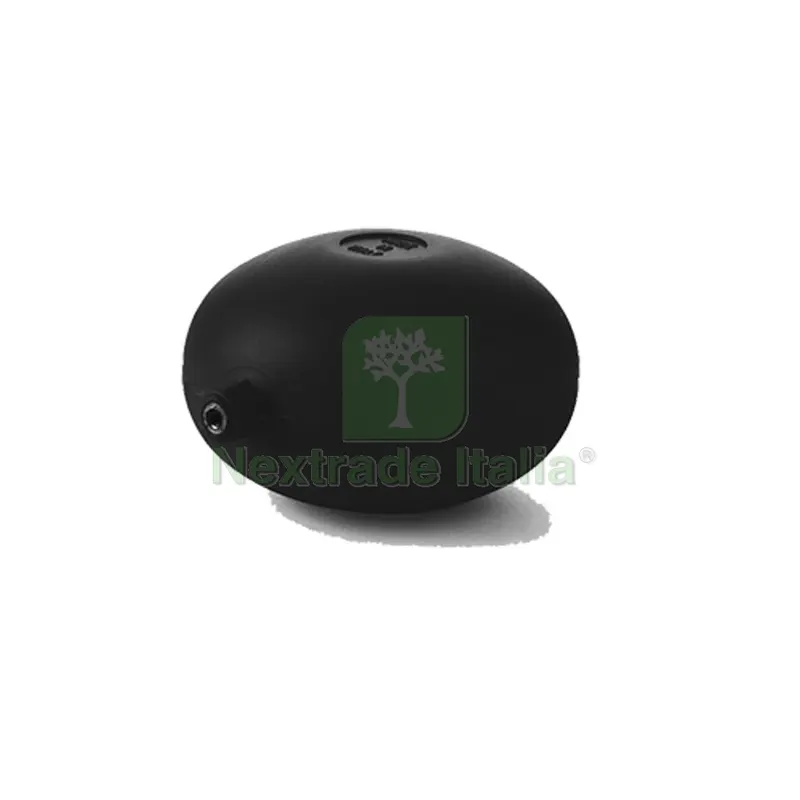 SFERA IN PLASTICA PIATTA PER ASTE TONDE Nera Diam. 90 — Scarichi e sifoni — rif. FERX.DIA134-0510-N090 SFERA IN PLASTICA PIATTA PER ASTE TONDE Nera Diam. 90 — Scarichi e sifoni — rif. FERX.DIA134-0510-N090