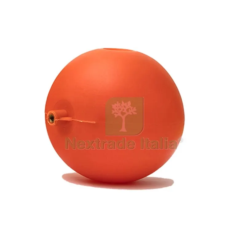 SFERA IN PLASTICA TONDA ARANCIO PER ASTE TONDE Diam. 150 — Scarichi e sifoni — rif. FERX.DIA134-0521-150