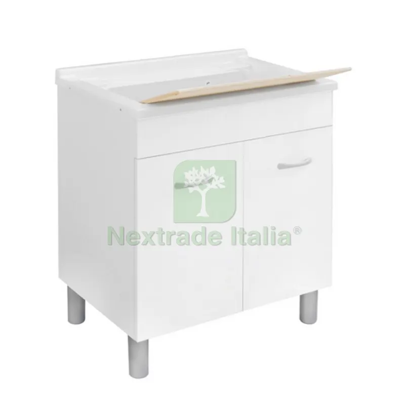 Lavatoio con Mobile in Nobilitato e Tavola in Legno L cm. 80 x P cm. 50 — Protezione piante e sementi — rif. FERX.DIA140-1012-5080 Lavatoio con Mobile in Nobilitato e Tavola in Legno L cm. 80 x P cm. 50 — Protezione piante e sementi — rif. FERX.DIA140-1012-5080