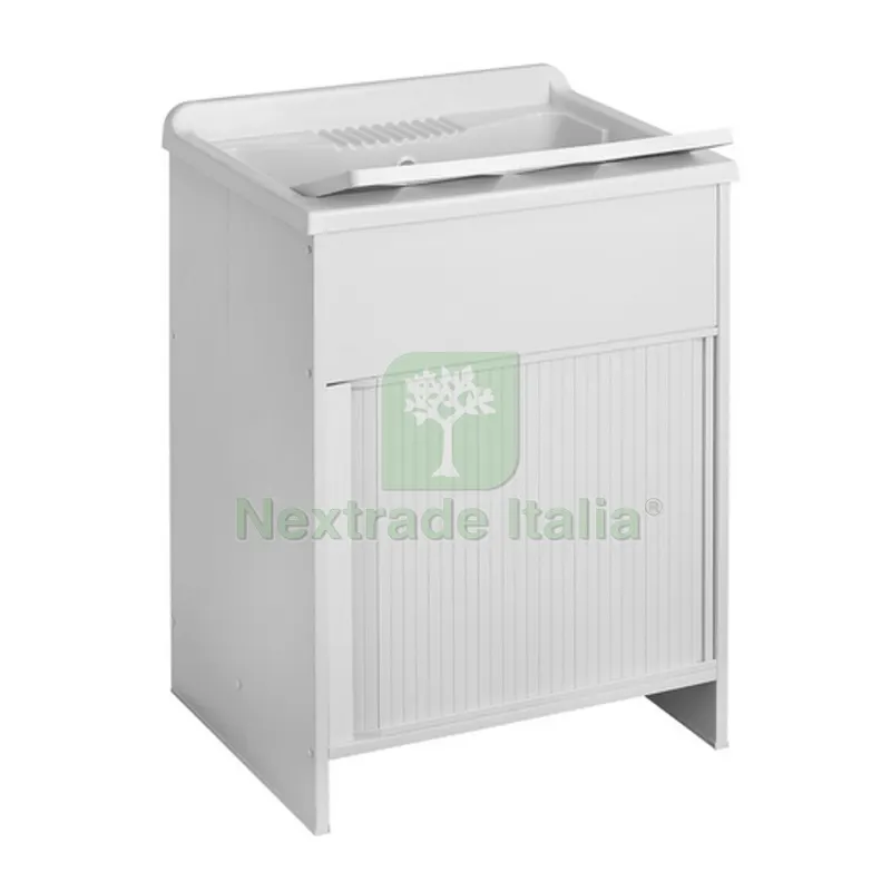 LAVATOIO PER ESTERNI CON MOBILE IN PLASTICA E APERTURA A SERRANDINA L cm. 45 x P cm. 50 — Accessori bagno — rif. FERX.DIA140-106-4550 LAVATOIO PER ESTERNI CON MOBILE IN PLASTICA E APERTURA A SERRANDINA L cm. 45 x P cm. 50 — Accessori bagno — rif. FERX.DIA140-106-4550
