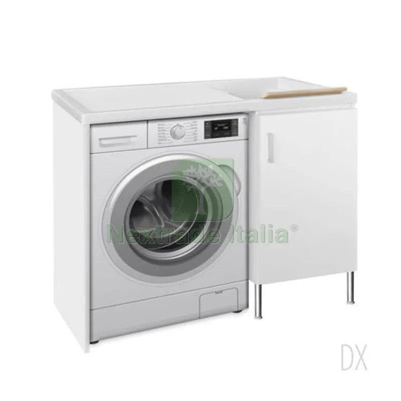 MOBILE IN LEGNO CON LAVATOIO + COPRILAVATRICE MOD. IDEX 60 x 109 x H.90 cm Vasca a Dx — Accessori bagno — rif. FERX.DIA140-203-DX MOBILE IN LEGNO CON LAVATOIO + COPRILAVATRICE MOD. IDEX 60 x 109 x H.90 cm Vasca a Dx — Accessori bagno — rif. FERX.DIA140-203-DX