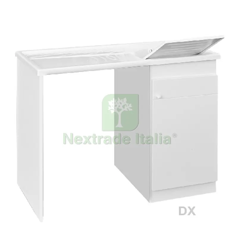 Mobile Lavatoio + Coprilavatrice Vasca in Resina 60 x 108 x H.90 cm Vasca a Dx — Accessori bagno — rif. FERX.DIA140-205-DX Mobile Lavatoio + Coprilavatrice Vasca in Resina 60 x 108 x H.90 cm Vasca a Dx — Accessori bagno — rif. FERX.DIA140-205-DX