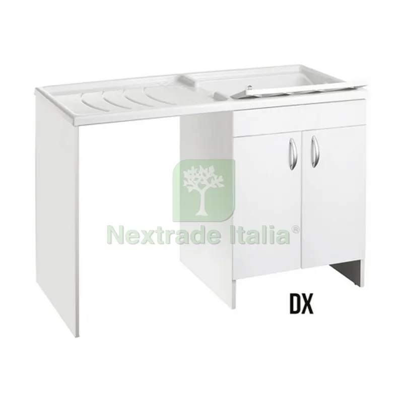 MOBILE COPRILAVATRICE CON VASCA L124xP60xH89 cm Vasca a Sx — Accessori bagno — rif. FERX.DIA140-2051-SXBI MOBILE COPRILAVATRICE CON VASCA L124xP60xH89 cm Vasca a Sx — Accessori bagno — rif. FERX.DIA140-2051-SXBI