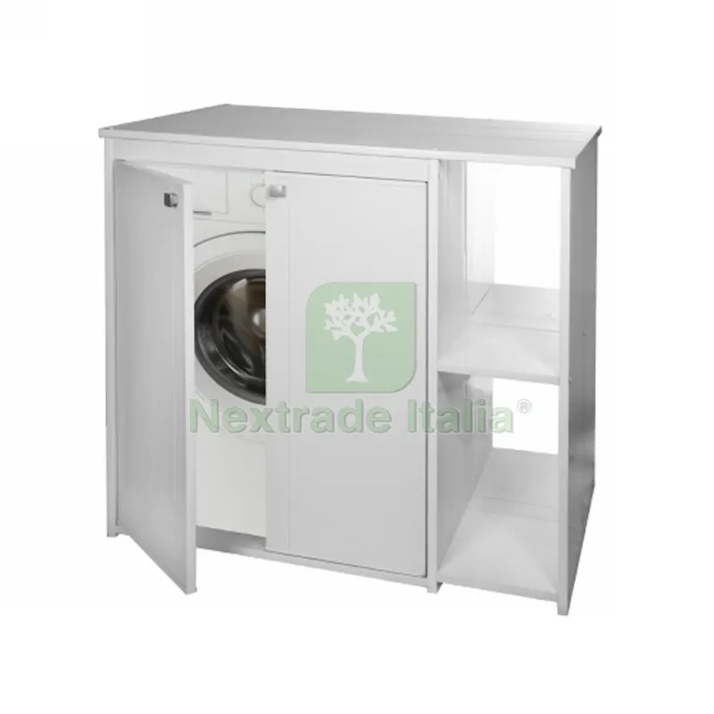 Mobile Coprilavatrice in PVC C/Ante e Ripiani 60 x 94,5 x H. 94 cm — Accessori bagno — rif. FERX.DIA140-2053 Mobile Coprilavatrice in PVC C/Ante e Ripiani 60 x 94,5 x H. 94 cm — Accessori bagno — rif. FERX.DIA140-2053