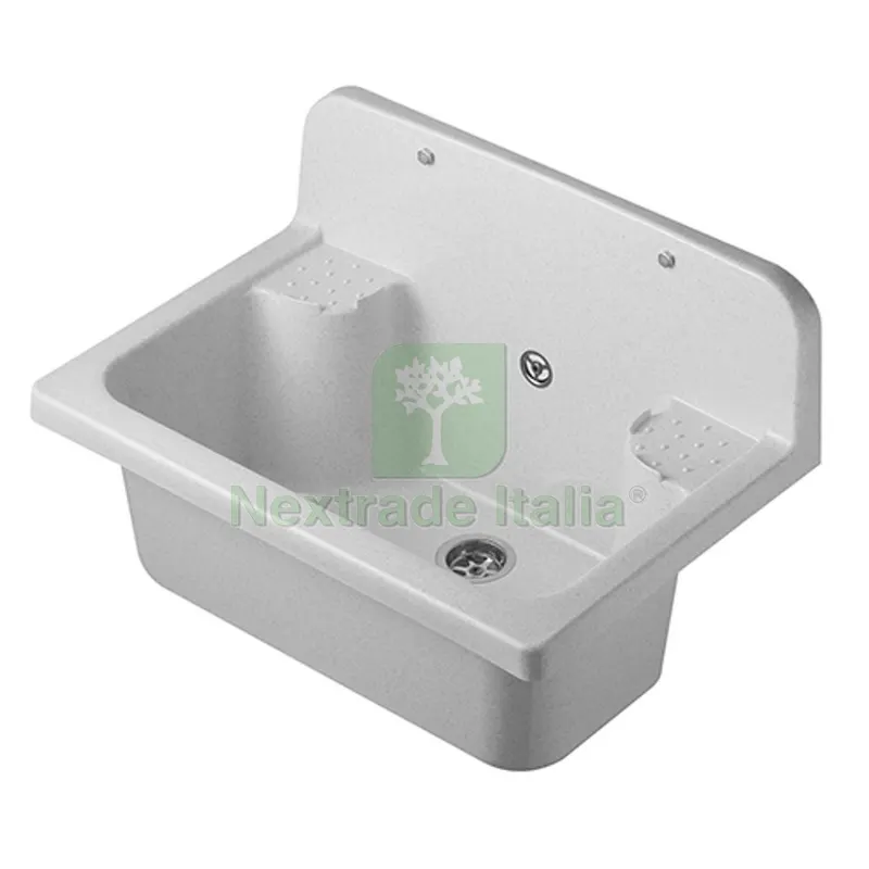 PILOZZO IN POLIPROPILENE MOD. 56 MAXI Cm 55 x 37 x 35 Marmorizzato — Pile e batterie — rif. FERX.DIA140-2063-CM