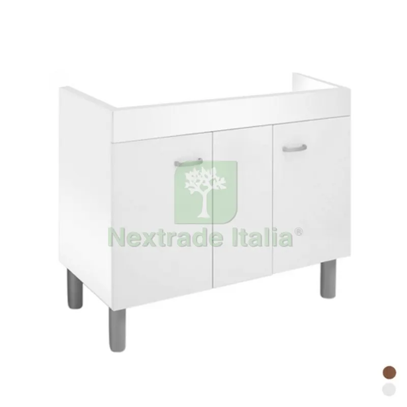SOTTOLAVELLO IN KIT PER LAVELLO INOX 120X50 Teak x/lav. inox cm 120x50 — Sanitari e ceramiche — rif. FERX.DIA140-261-120T