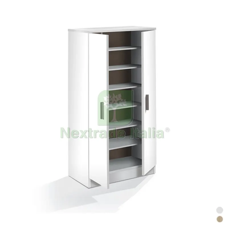 Armadio Portascarpe 2 Ante (DA Montare) cm 108x55x36 Bianco — Arredo — rif. FERX.DIA140-F110-B108 Armadio Portascarpe 2 Ante (DA Montare) cm 108x55x36 Bianco — Arredo — rif. FERX.DIA140-F110-B108