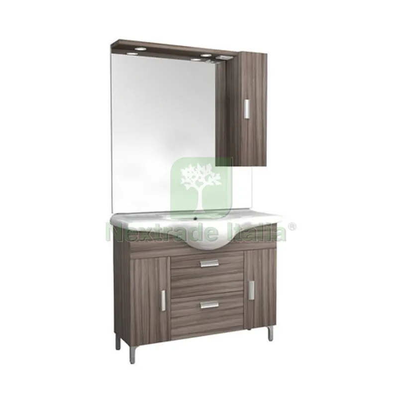 MOBILE BAGNO COMPLETO MARIKA Bianco Lucido L. 85 cm — Accessori bagno — rif. FERX.DIA142-BHMK-BL085 MOBILE BAGNO COMPLETO MARIKA Bianco Lucido L. 85 cm — Accessori bagno — rif. FERX.DIA142-BHMK-BL085
