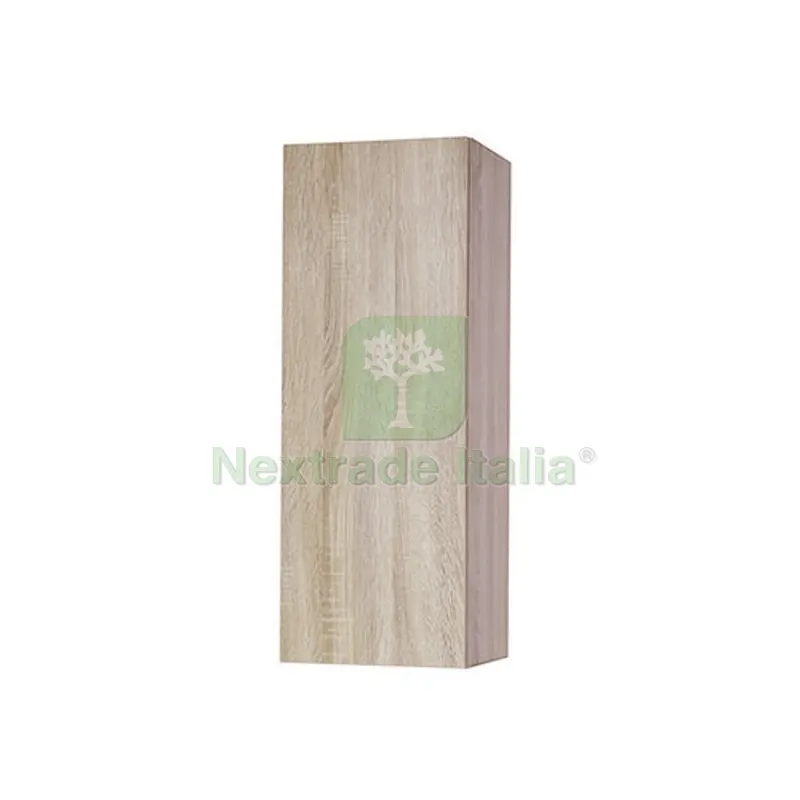 Colonna Bagno Sospesa Congrazia Rovere Beige cm 80x30x25 — Accessori bagno — rif. FERX.DIA142-DCC-RB080