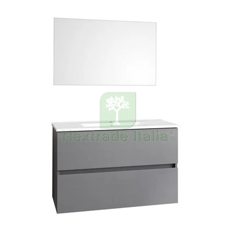 MOBILE BAGNO SOSPESO COMPLETO DEARUM cm 80 x 45 x 52 Grigio Tempest — Accessori bagno — rif. FERX.DIA142-DDN-GT080 MOBILE BAGNO SOSPESO COMPLETO DEARUM cm 80 x 45 x 52 Grigio Tempest — Accessori bagno — rif. FERX.DIA142-DDN-GT080