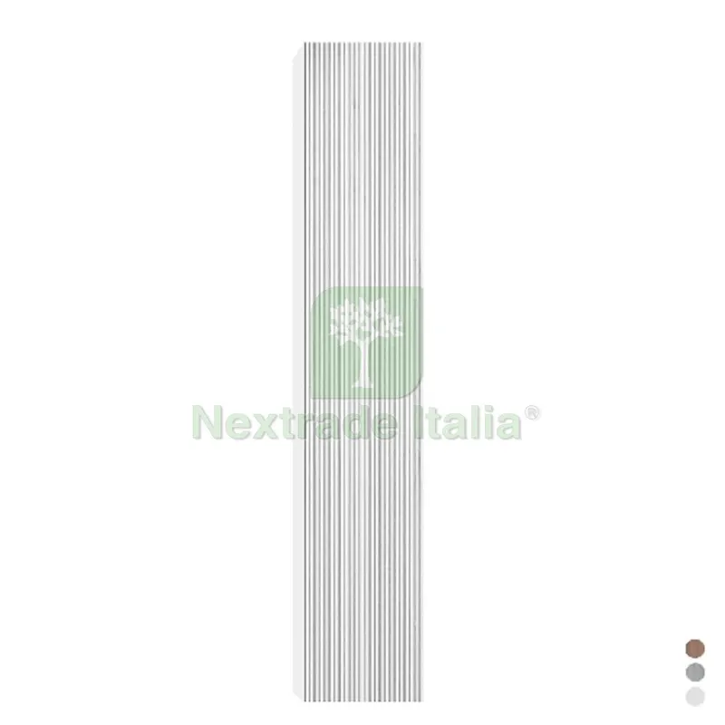 Colonna Bagno Sospesa Linea Stick Cannettato H 150 Bianco Opaco — Accessori bagno — rif. FERX.DIA142-DME15-BO Colonna Bagno Sospesa Linea Stick Cannettato H 150 Bianco Opaco — Accessori bagno — rif. FERX.DIA142-DME15-BO