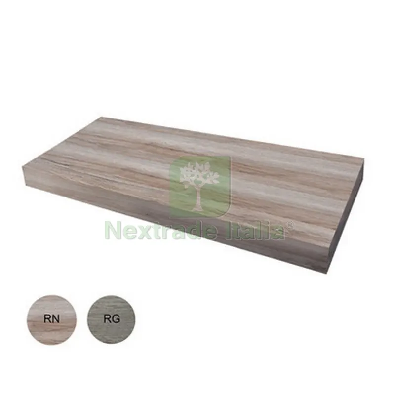 Mensola Sospesa TOP Senza Fori Rovere Grigio cm 140x51x8,7 — Arredo — rif. FERX.DIA142-DMM-RG140 Mensola Sospesa TOP Senza Fori Rovere Grigio cm 140x51x8,7 — Arredo — rif. FERX.DIA142-DMM-RG140
