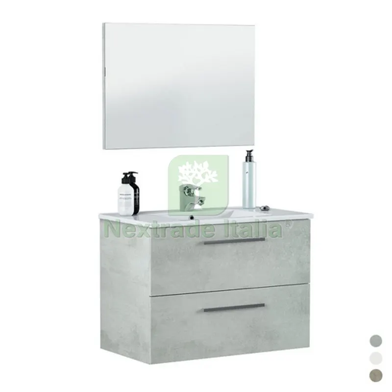 MOBILE BAGNO SOSPESO ARUBA (DA MONTARE) cm 57 x 80 x 45 Cemento — Accessori bagno — rif. FERX.DIA142-FAR20-CE080 MOBILE BAGNO SOSPESO ARUBA (DA MONTARE) cm 57 x 80 x 45 Cemento — Accessori bagno — rif. FERX.DIA142-FAR20-CE080