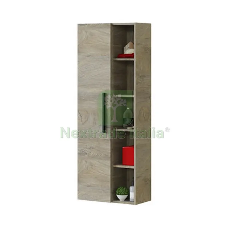 Colonna Bagno Sospesa Athena 1 Anta (DA Montare) cm 135x51x25 Rovere Alaska — Accessori bagno — rif. FERX.DIA142-FAT41-RA135 Colonna Bagno Sospesa Athena 1 Anta (DA Montare) cm 135x51x25 Rovere Alaska — Accessori bagno — rif. FERX.DIA142-FAT41-RA135