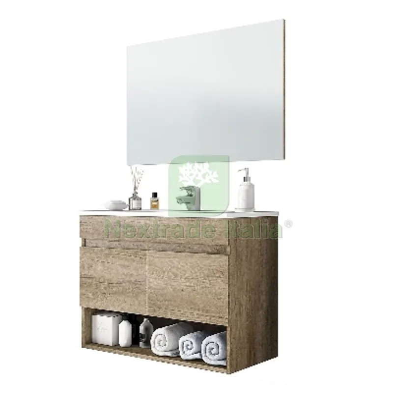 Mobile Bagno Sospeso Cotton (DA Montare) cm 64 x 80 x 45 Nordik — Accessori bagno — rif. FERX.DIA142-FCT20-NK080