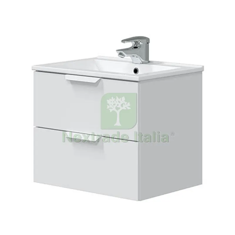 Mobile Bagno Sospeso ONE (DA Montare) cm 50 x 60 x 45 Bianco Lucido — Accessori bagno — rif. FERX.DIA142-FONC21-B060