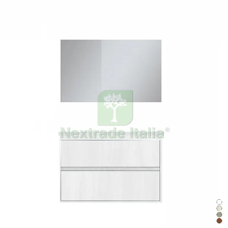 MOBILE BAGNO SOSPESO COMPLETO ELEGANCE L. 80 CM Bianco Opaco — Accessori bagno — rif. FERX.DIA142-GEA080-BO MOBILE BAGNO SOSPESO COMPLETO ELEGANCE L. 80 CM Bianco Opaco — Accessori bagno — rif. FERX.DIA142-GEA080-BO