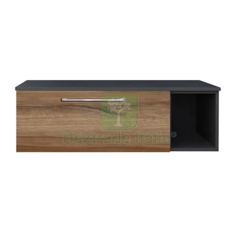 Base Mobile Bagno L.120 CM MOD. a Noce — Accessori bagno — rif. FERX.DIA142-HA120-NO Base Mobile Bagno L.120 CM MOD. a Noce — Accessori bagno — rif. FERX.DIA142-HA120-NO